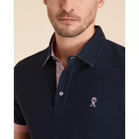 Polo à Détails Imprimé