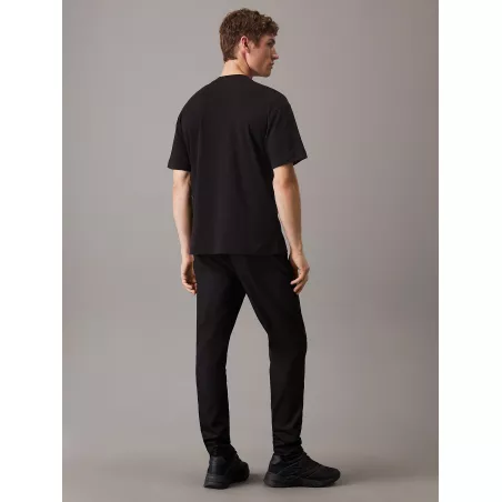 T-shirt relaxed en interlock de coton