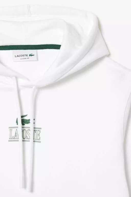 SWEATSHIRT À CAPUCHE JOGGER AVEC IMPRIMÉ LACOSTE