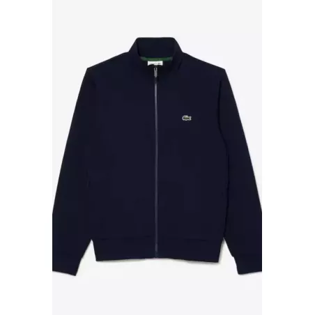 SWEATSHIRT JOGGER ZIPPÉ HOMME REGULAR FIT LACOSTE EN MOLLETON GRATTÉ