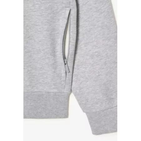 SWEATSHIRT JOGGER ZIPPÉ HOMME REGULAR FIT LACOSTE EN MOLLETON GRATTÉ