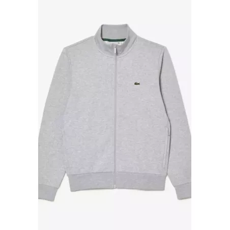 SWEATSHIRT JOGGER ZIPPÉ HOMME REGULAR FIT LACOSTE EN MOLLETON GRATTÉ