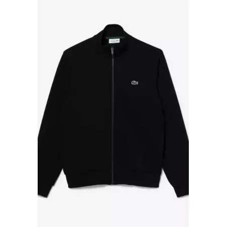 SWEATSHIRT JOGGER ZIPPÉ HOMME REGULAR FIT LACOSTE EN MOLLETON GRATTÉ