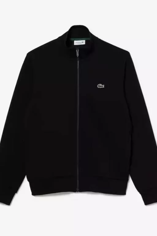 SWEATSHIRT JOGGER ZIPPÉ HOMME REGULAR FIT LACOSTE EN MOLLETON GRATTÉ