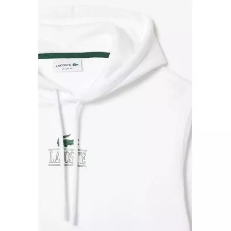 SWEATSHIRT À CAPUCHE JOGGER AVEC IMPRIMÉ LACOSTE