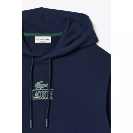 SWEATSHIRT À CAPUCHE JOGGER AVEC IMPRIMÉ LACOSTE