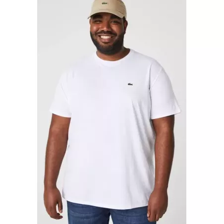 T-SHIRT COL ROND EN JERSEY DE COTON LÉGER PIMA UNI