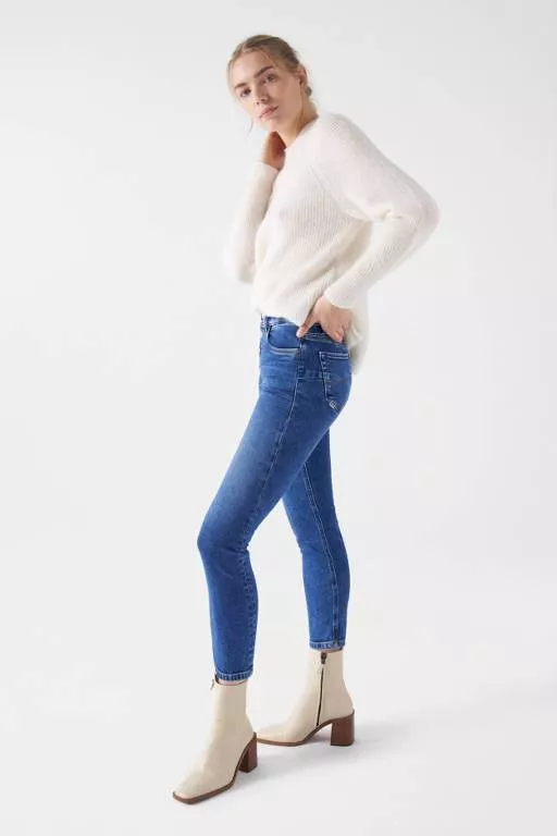 JEAN DESTINY PUSH UP CROPPED SLIM