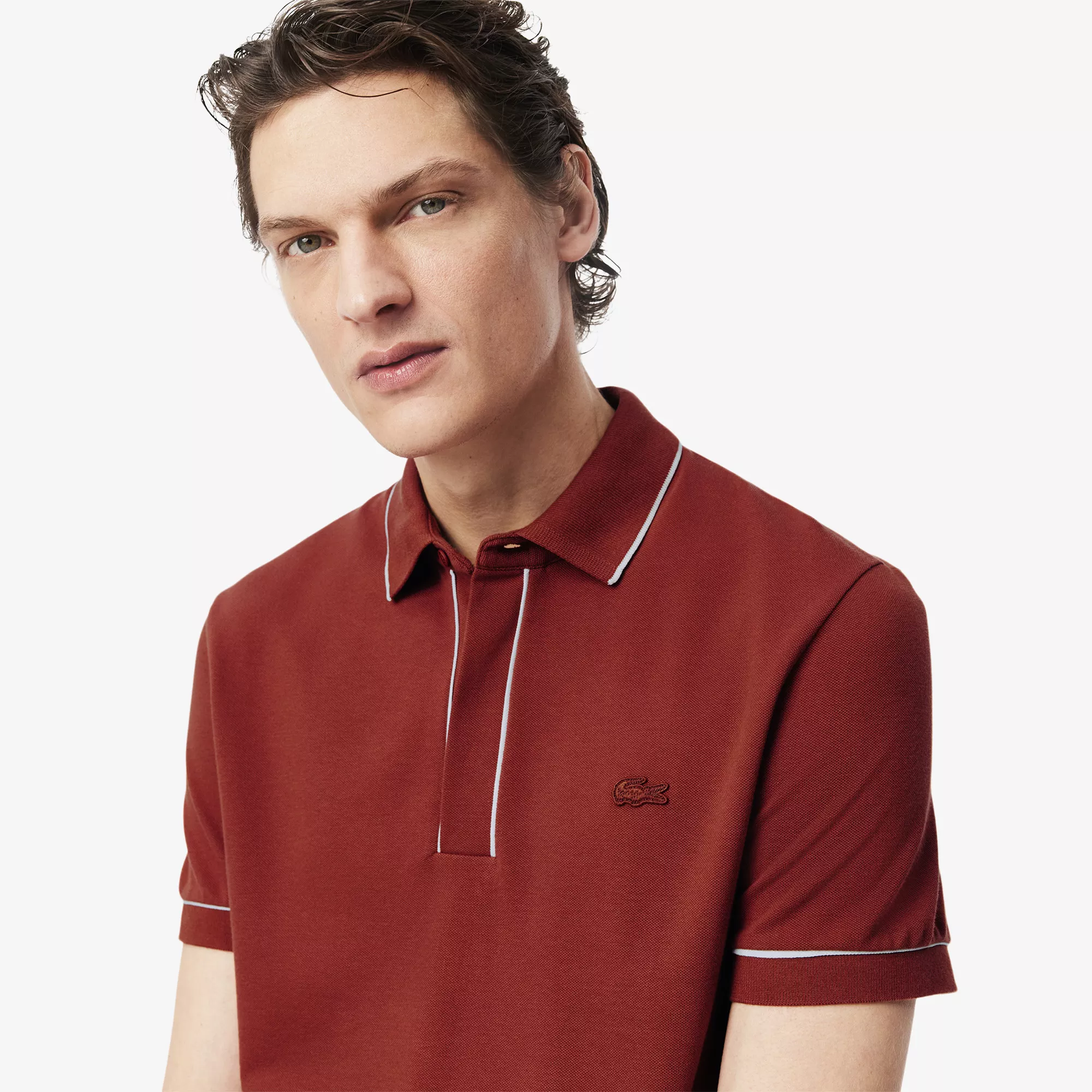 Polo Paris regular fit en Piqué stretch