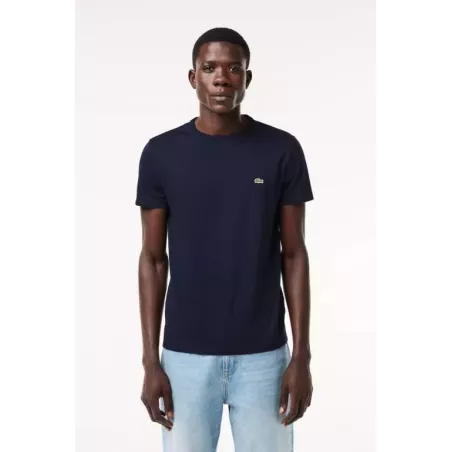 T-SHIRT COL ROND EN JERSEY DE COTON LÉGER PIMA UNI