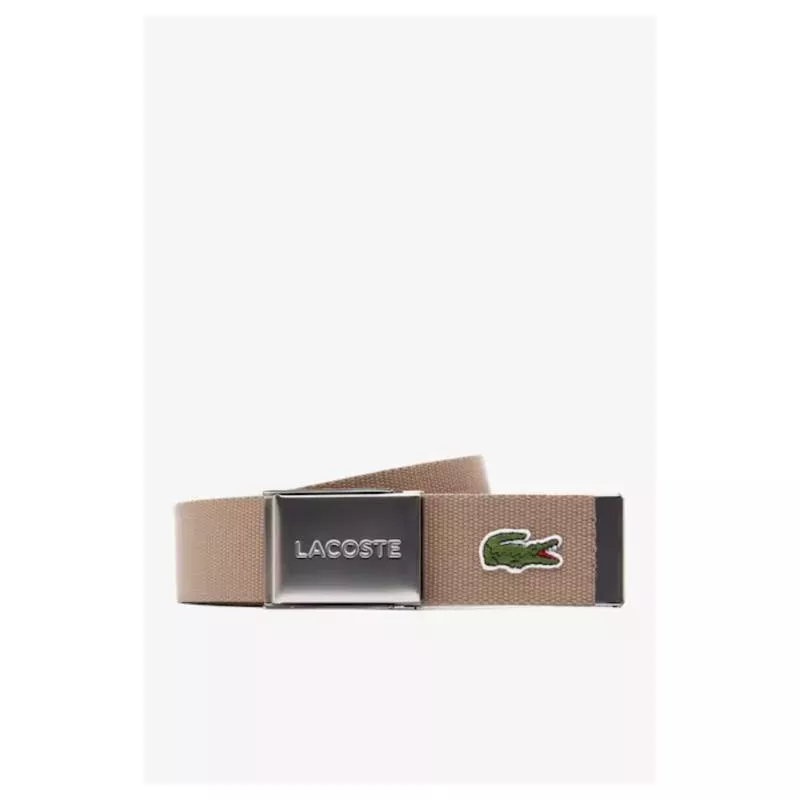 CEINTURE SANGLE BOUCLE GRAVÉE LACOSTE ÉDITION MADE IN FRANCE