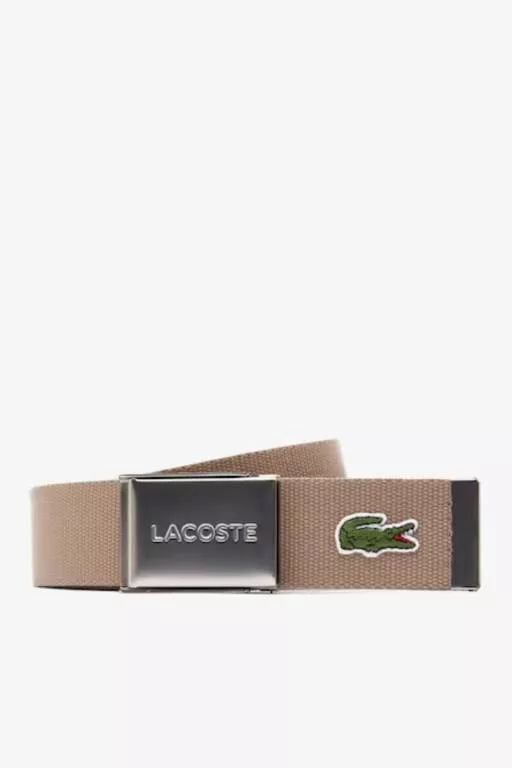 CEINTURE SANGLE BOUCLE GRAVÉE LACOSTE ÉDITION MADE IN FRANCE