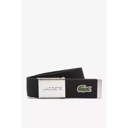 CEINTURE SANGLE BOUCLE GRAVÉE LACOSTE ÉDITION MADE IN FRANCE