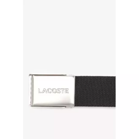 CEINTURE SANGLE BOUCLE GRAVÉE LACOSTE ÉDITION MADE IN FRANCE