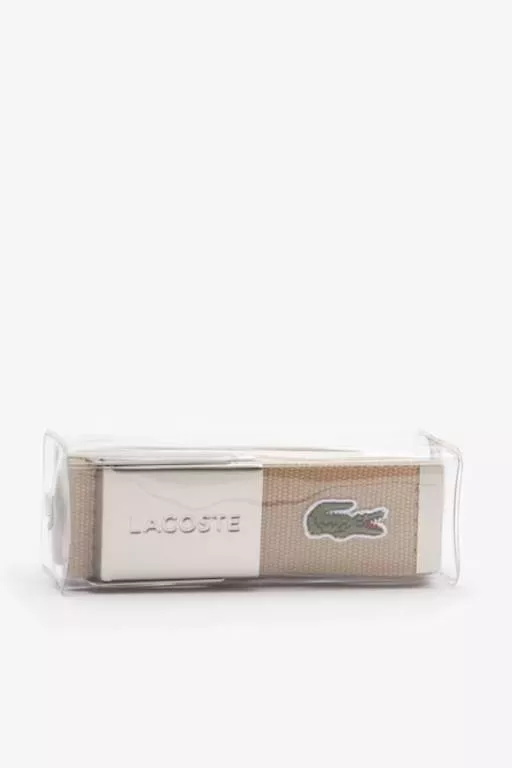 CEINTURE SANGLE BOUCLE GRAVÉE LACOSTE ÉDITION MADE IN FRANCE