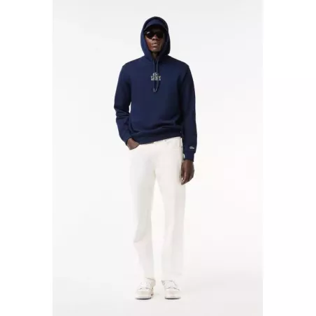 SWEATSHIRT À CAPUCHE JOGGER AVEC IMPRIMÉ LACOSTE