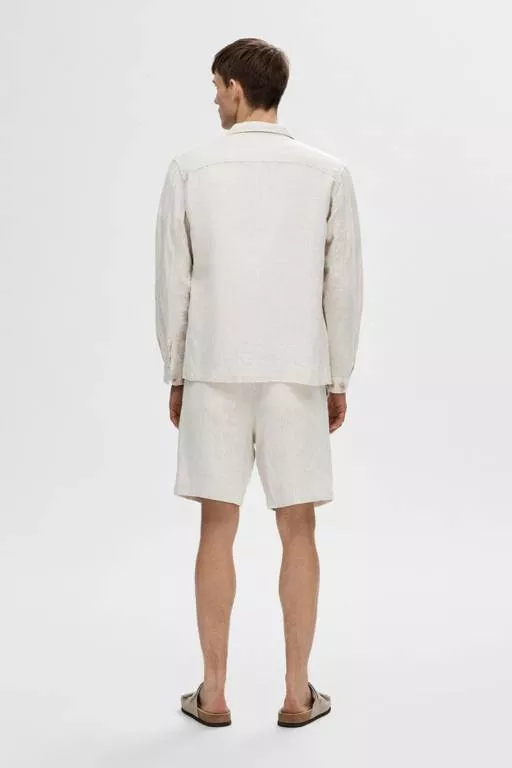 SLHMADS-LINEN OVERSHIRT LS NOOS