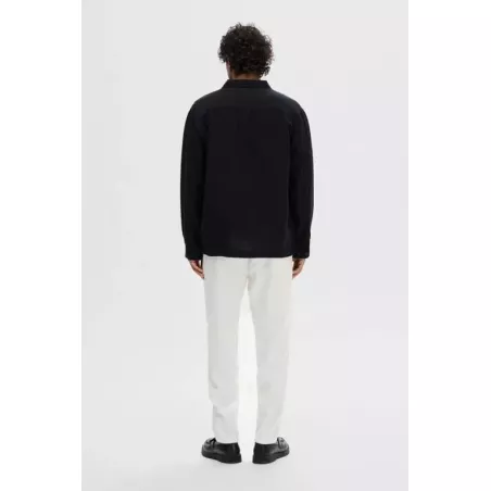 SLHMADS-LINEN OVERSHIRT LS NOOS