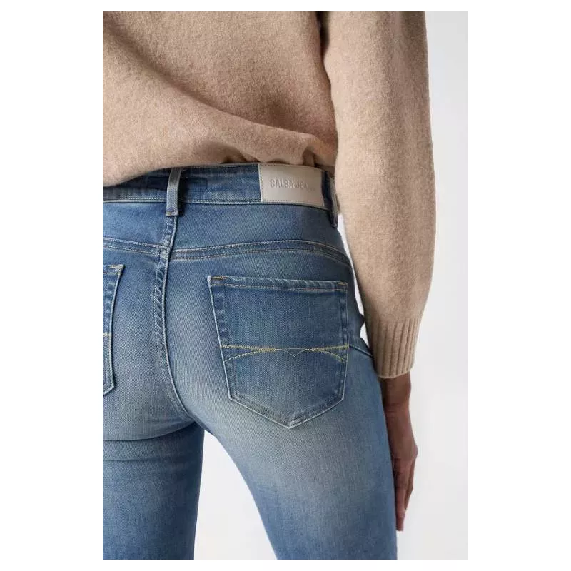 JEAN FAITH PUSH IN CROPPED SKINNY