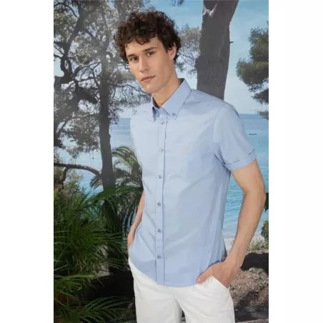 CLIVE4 M SS PLAIN SHIRT