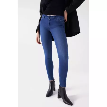 JEAN WONDER PUSH UP SKINNY AVEC BRILLANTS