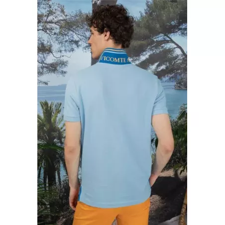 PIBO M SS BICOLOR LOGO POLO