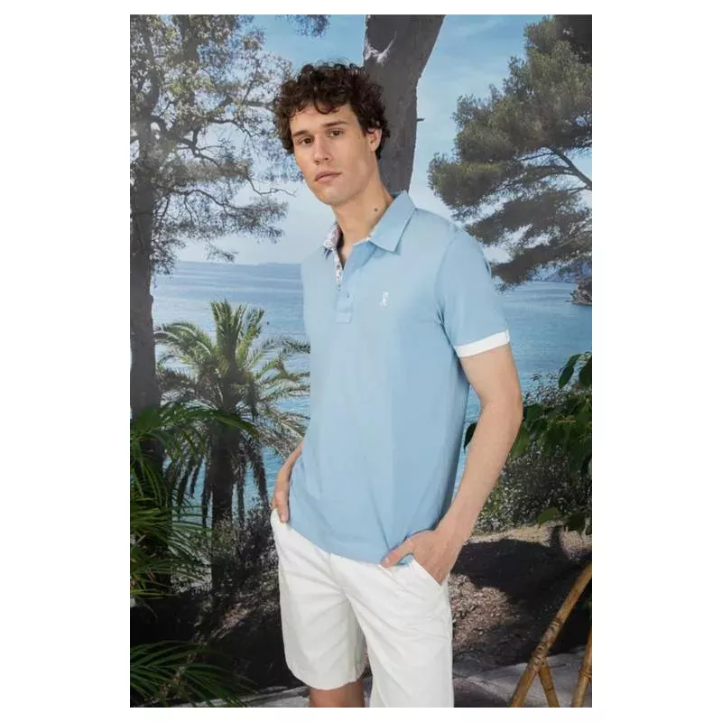 PETERSHAM1 M SS PRINT DET POLO