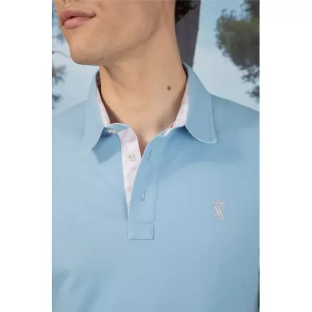 PETERSHAM2 M STRIPED DET POLO