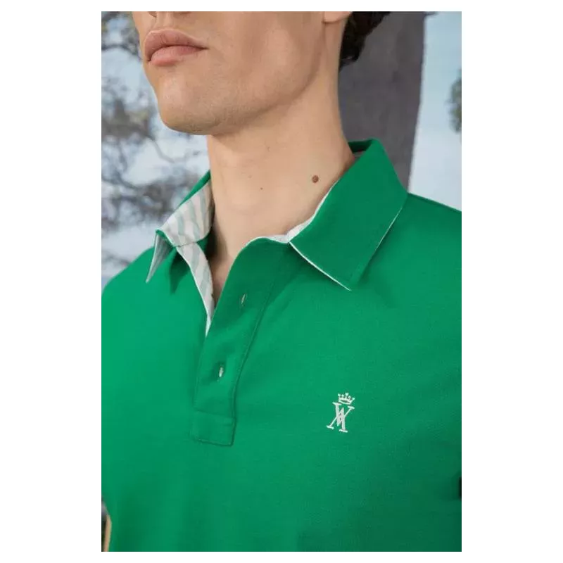 PETERSHAM2 M STRIPED DET POLO