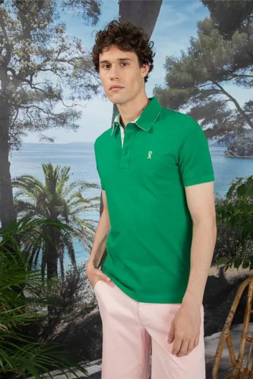 PETERSHAM2 M STRIPED DET POLO