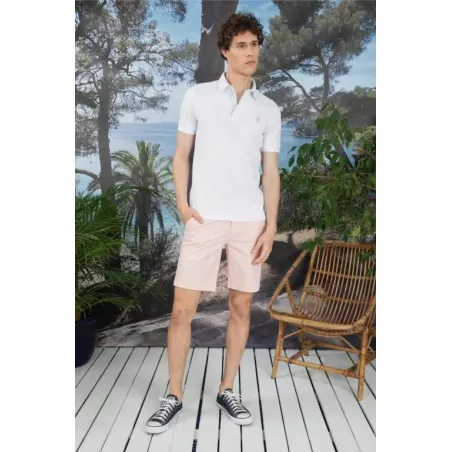 PETERSHAM2 M STRIPED DET POLO