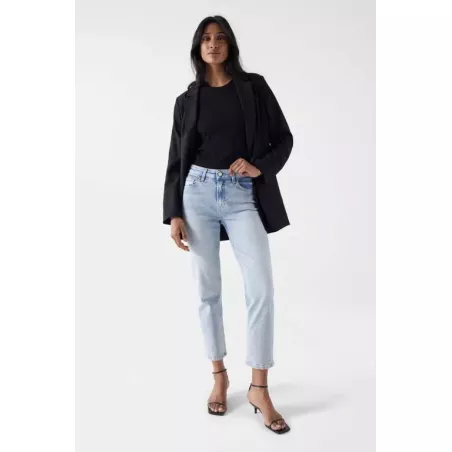 JEAN TRUE CROPPED SLIM CLAIR