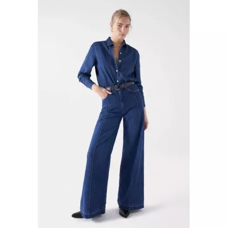 JEAN TRUE WIDE LEG