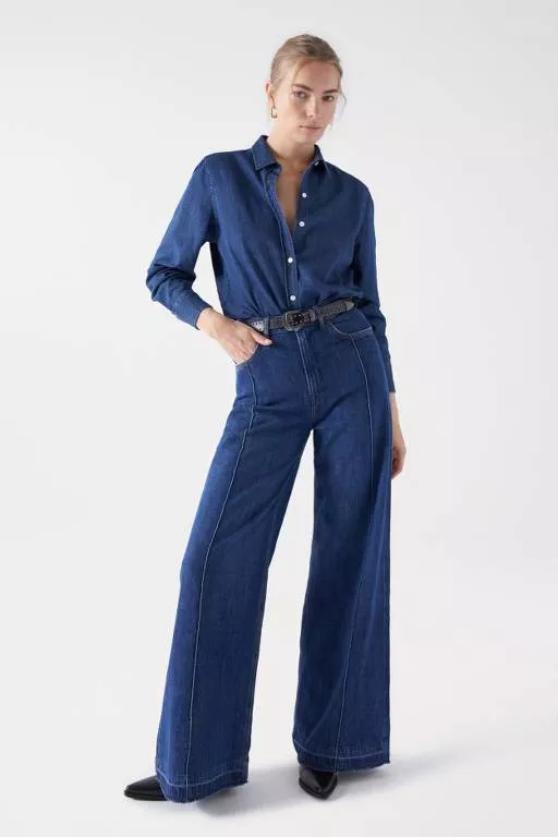 JEAN TRUE WIDE LEG