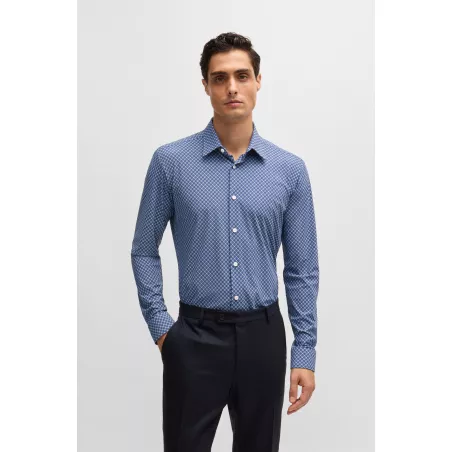CHEMISE SLIM EN JERSEY...