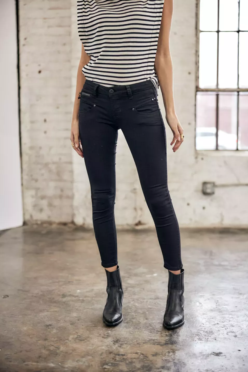 Alexa Cropped Jeans super slim