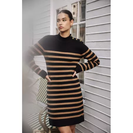 Reliane Stripes Robe pull...