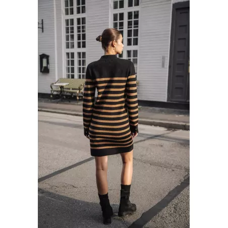 Reliane Stripes Robe pull marinière