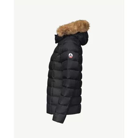 Doudoune à capuche Grand Froid Noir Luxe