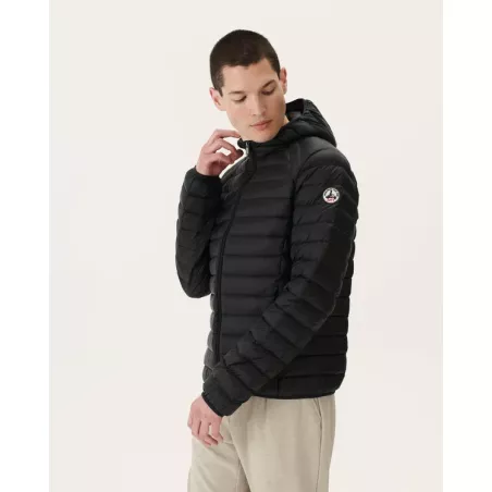 Doudoune légère à capuche Noir Nico