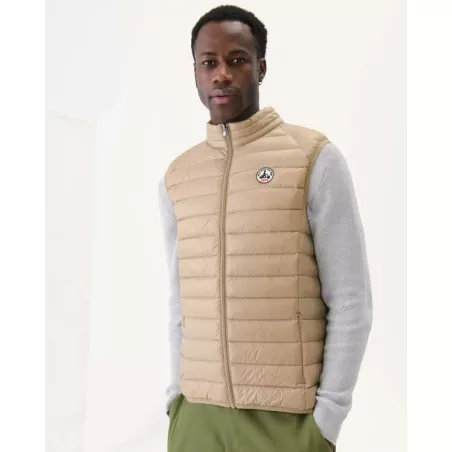 Doudoune sans manches Beige Tom