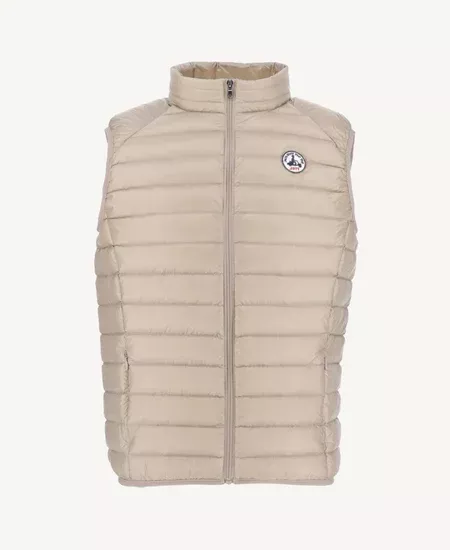 Doudoune sans manches Beige Tom
