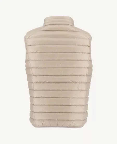 Doudoune sans manches Beige Tom
