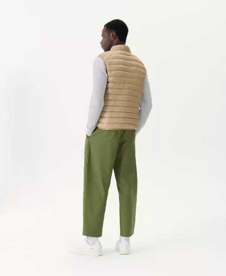 Doudoune sans manches Beige Tom