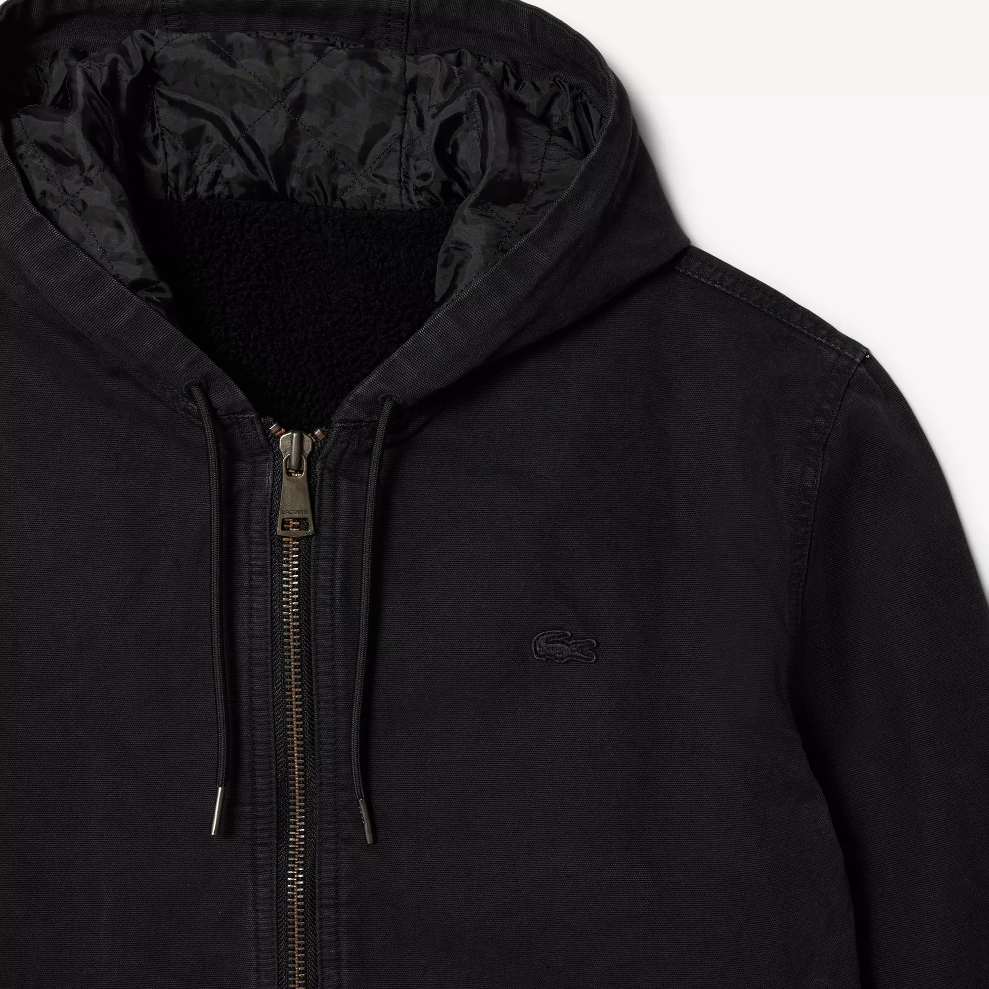 BLOUSON COURT DOUBLÉ SHERPA