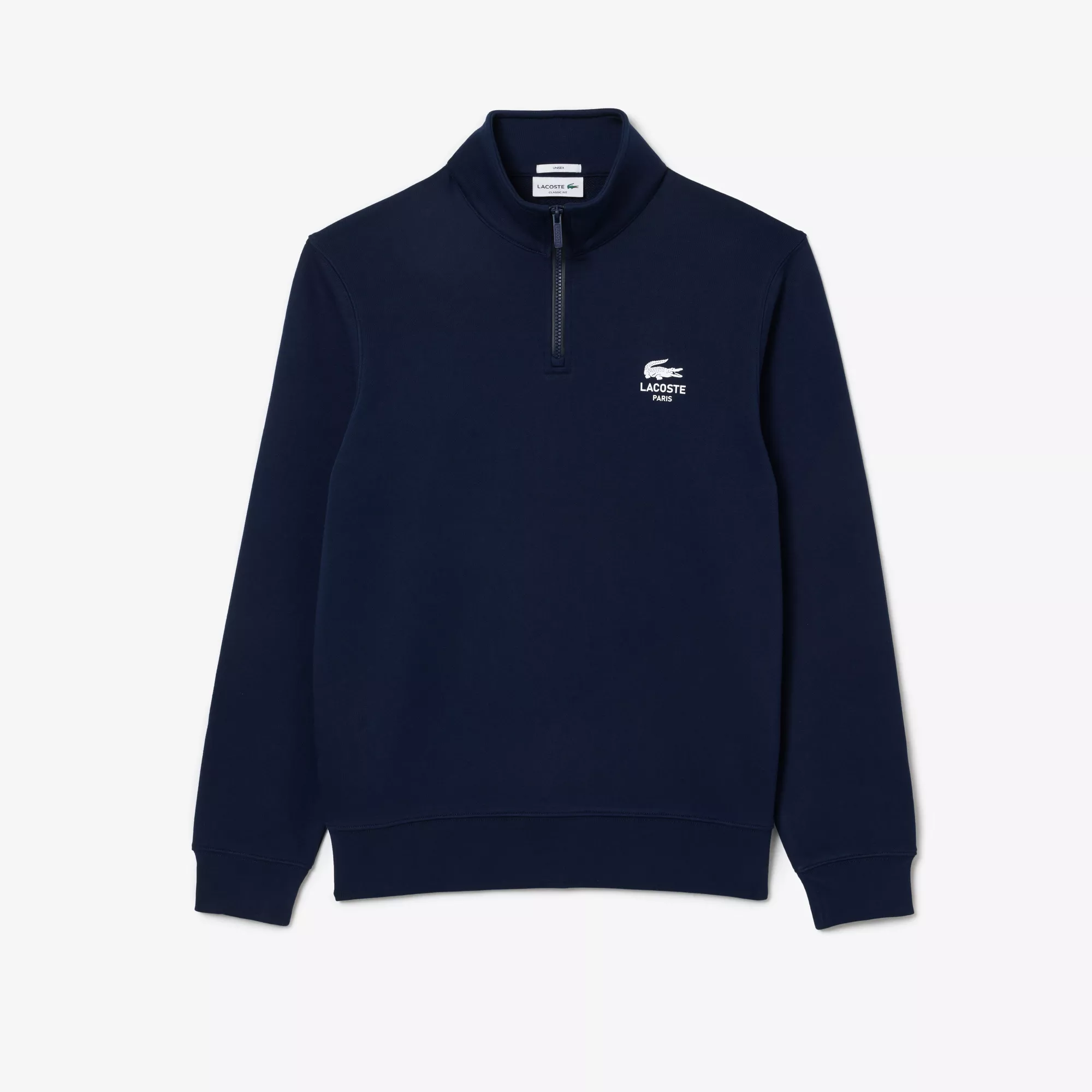 SWEATSHIRT COL MONTANT ZIPPÉ