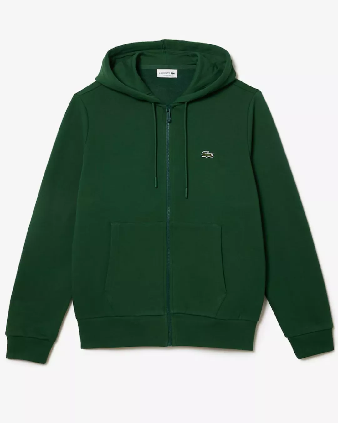 SWEATSHIRT ZIPPÉ EN MOLLETON À CAPUCHE