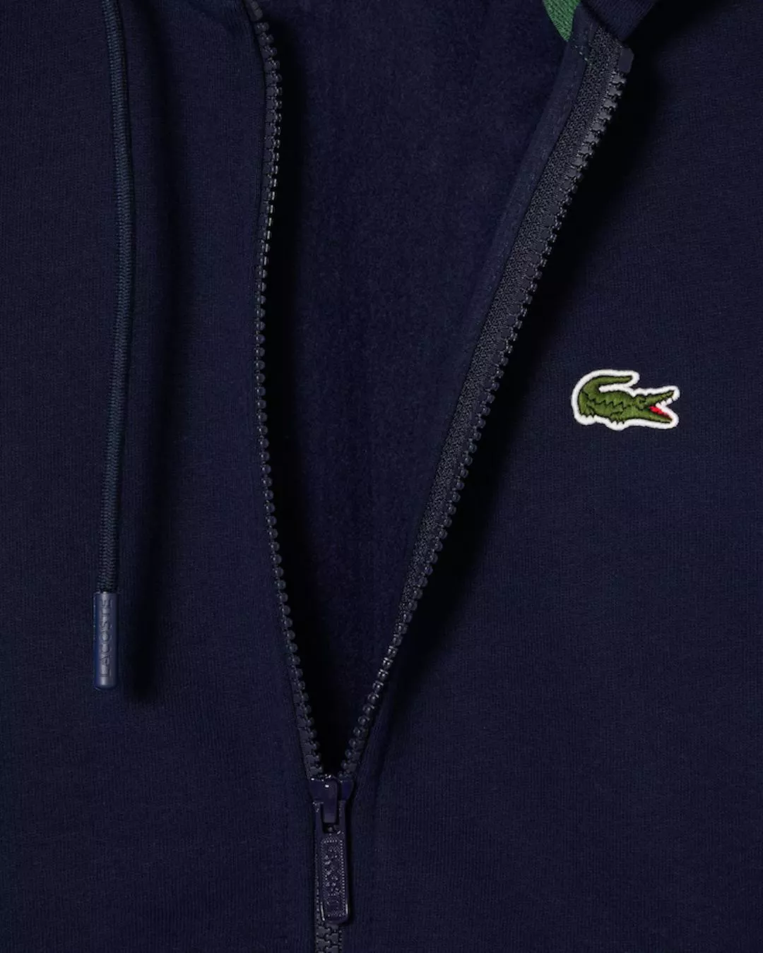 SWEATSHIRT ZIPPÉ EN MOLLETON À CAPUCHE