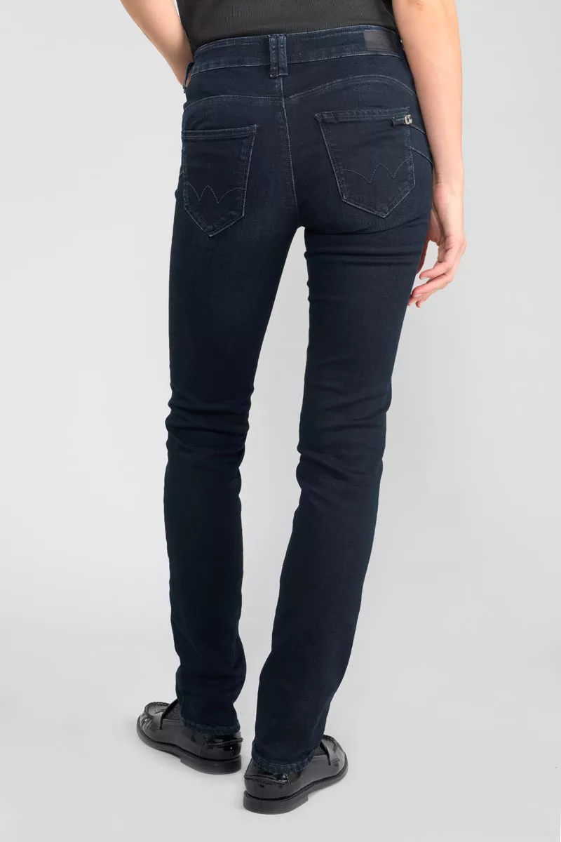 Jeans pulp regular Vida taille haute bleu-noir N°2