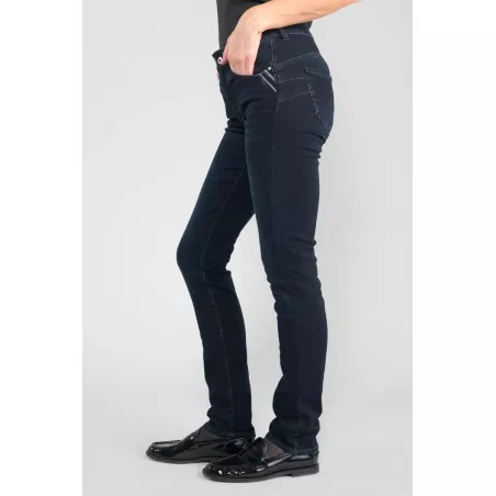 Jeans pulp regular Vida taille haute bleu-noir N°2